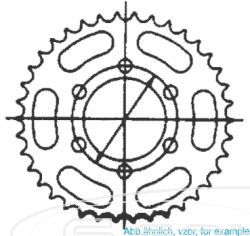 ESJOT STEEL REAR SPROCKET KTM 525-37