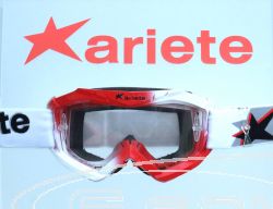 ARIETE MX GOGGLE GLAMOUR RED-WHITE