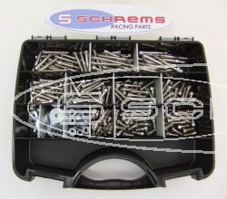 SCHREMS SCHRAUBENBOX M6 20 PRO GRSSE 2 SCHEIBEN + N6 NUTS M6 BO