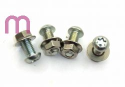 SCHREMS BREMSSCHEIBENSCHRAUBE M6X19MM WITH NUT 4-PACK M6X19MM VE