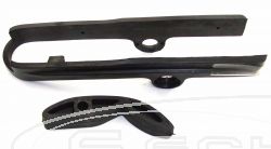 UFO SWINGARM CHAIN SLIDER (COMPOSED BY 2 PCS) SX 85 04-   BLACK