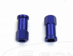 SCHREMS RIM LOCK NUT ALU (2PCS) BLUE