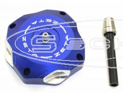 SCHREMS FILLER CAP ALU KTM -06 / HUSABERG -08/ SU LT ALL BLUE