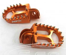 SCHREMS FUSSRASTEN ALU KTM ALL 50/60/65, ALL 125-690, LC 8 GOLD