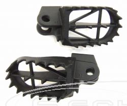 DRC WIDE FOOT PEGS MID RM 125/250 -02, DRZ 400, KLX 400  MID