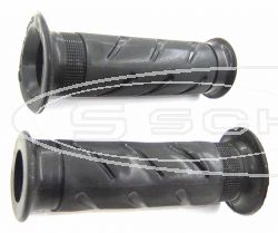 X-GEAR  GRIFFGUMMI SET 120MM OFFEN 22,2/120MM  SCHWARZ