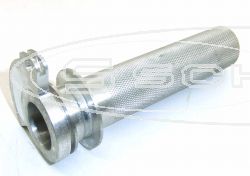 SCHREMS THROTTLE TUBE ALUMINIUM KTM 2-STROKE SX 85, EXC / SX 125-500 95 - WITH DOMINO THROTTLE GRIP AND OTHER MODELS