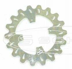 SCHREMS BRAKE DISC CR80/85 REAR WAVE 190MM