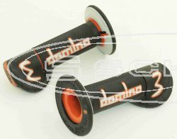 DOMINO GRIP SET OFF ROAD EXPERIENCE BLACK/ORANGE/GREY