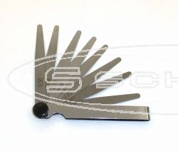 SCHREMS FEELER GAUGE SET 0.10-0.50 METRIC 21 BLADES