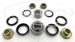 PIVOT WORKS REAR SHOCK BEARING+SEAL UPPER/LOWER KIT