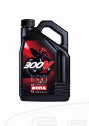 MOTUL ENGINE OIL 300V 4T FL ROAD RACING 5W30, 4L CAN