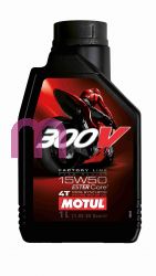 MOTUL ENGINE OIL 300V 4T FL ROAD RACING 15W50 1L CAN