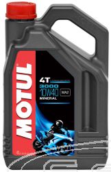 MOTUL ENGINE OIL 3000 4T 10W40 4L CAN