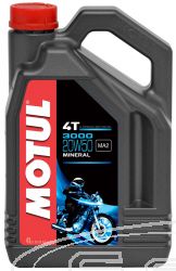 MOTUL MOTOROVÝ OLEJ 3000 4T 20W50 4L FLAŠKA