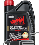 VROOAM MOTOROVÝ OLEJ 100%-SYNTHETIC PAO-ESTER 4T 10W50, 1L FLAŠKA