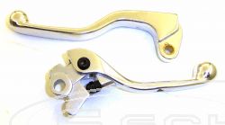 SCHREMS BRAKE/CLUTCH LEVER SET KAWASAKI ALL KX/KXF 00-04, RM 65,RMZ 250 04