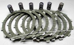 SCHREMS-EBC STREET-RACER RACING CLUTCH FRICTION PLATE-KIT PREMIUM-EXTRA CARBON INCL.STRONGER SPRING