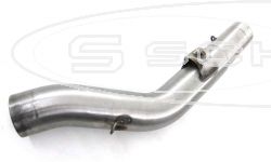 HGS MITTEL-KRMMERROHR EDELSTAHL HONDA CRF 250R 06-09