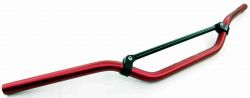 SCHREMS HANDLEBAR PREMIUM ALU 7075T-6 OFF ROAD S.E. 22,2 MM RED (DIMENSIONS SEE MORE IMAGES: A=780 / B=95 / C=62 / D=200 / E=70)