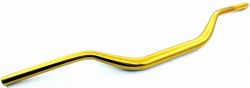 SCHREMS HANDLEBAR ALU CR HIGH PROFI 28,6 MM GOLD (DIMENSIONS SEE MORE IMAGES: A=795 / B=95 / C=70 / D=205 / E=62)