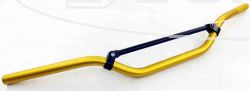 SCHREMS HANDLEBAR ALU CR HIGH PROFI 22,2 MM GOLD (DIMENSIONS SEE MORE IMAGES: A=795 / B=95 / C=70 / D=205 / E=62)