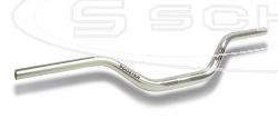 STAR BAR HANDLEBAR 22,2 MM ALU QUAD PROFI SILVER