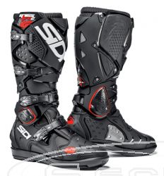 SIDI STIEFEL CROSSFIRE 2SRS SUPER MOTO/MOTO CROSS/ENDURO SCHWARZ/SCHWARZ