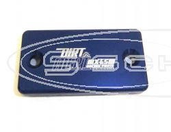 ACCEL FRONT BRAKE RESERVOIR COVER BLUE HONDA ALL CRM/XR/TRX, KAWASAKI ALL KSR/KDX/KLX/KFX450-700, SUZUKI ALL RM 94-03/DRZ 400/LT-R/LT-Z, YAMAHA XT250/WR250R/X/ YZF450/RAPTOR