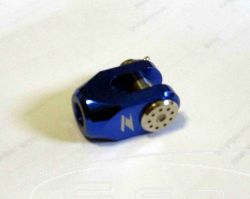 ZETA REAR BRAKE CLEVIS BLUE ALL KAWASAKI DIV.KX/KXF/KFX450, SUZUKI RMZ 250 04-06 MODELS