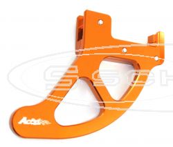 SCHREMS BREMSSCHEIBENSCHUTZ  ALU HINTEN ORANGE KTM ALLE EXC/SX/SX-F 125-530 04-