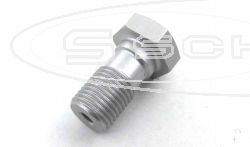 BANJO BOLT FOR BRAKE LINE ALU M10x1,00 SILVER