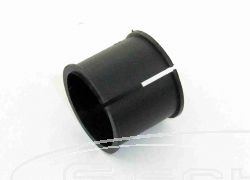 ZETA REPLACEMENT SLEEVE ROTATING NYLON FOR PIVOT PERCH BAR CLMP 22,2MM BLACK