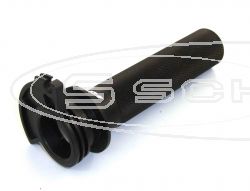 SCHREMS THROTTLE TUBE ALUMINIUM KTM 2-STROKE SX 85, EXC / SX 125-500 95 - WITH DOMINO THROTTLE GRIP AND OTHER MODELS