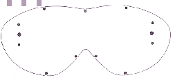 125.1905-Y POLYWEL SUPER ERSATZGLAS ROLL-OFF 6  LCHER ANTI-FOG 