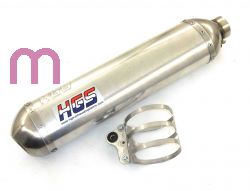 HGS SLIP ON SILENCER T1 OVAL ALU MOTO CROSS HONDA CRF 250R 14-