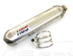 HGS SLIP ON SILENCER T1 OVAL ALU MOTO CROSS HUSQVARNA 450 08-12