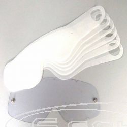 125.2109-C POLYWEL FLIPPER SET 6 TEAR-OFFS 1 ERSATZGLAS ANTI-FOG