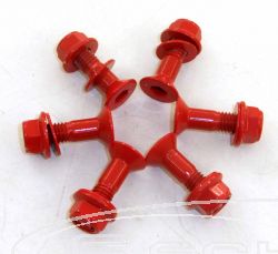 SCHREMS ŠROUB DO ROZETY 6 PACK RED KLČ 12 MM M8X30 8.8