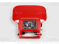 UFO LAMPENMASKE HALOGEN HONDA XR 250/400R 96- ROT