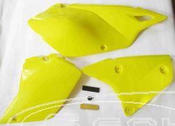 UFO SEITENTEILE SET SUZUKI DRZ 400E 00- RM-GELB-01-