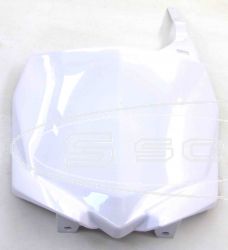 UFO FRONT NUMBER PLATE YAMAHA YZ/YZF/WRF 00-05 WHITE