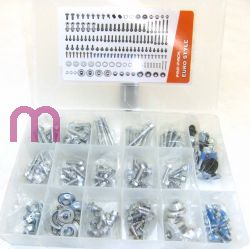 SCHREMS FACTORY SET OF BOLTS AND WASHERS, 160 PIECES KTM