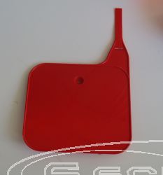 STARTNUMMERSCHILD VORNE HONDA CR 125/250/450/480/500 81-87 ROT