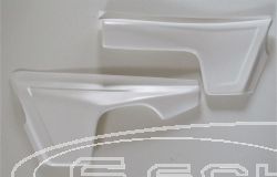 SIDE PANEL SET KTM GS/MC 250/495 MODELS 81 WHITE