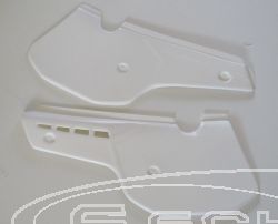 SIDE PANEL SET KTM GS/MX MODELS 85-86 WHITE