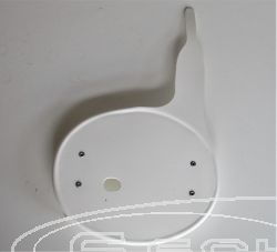 FRONT NUMBER PLATE YAMAHA YZ 125 80, YZ 250/465 80-81 WHITE