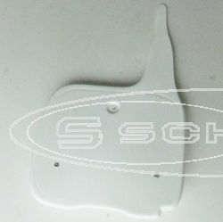 FRONT NUMBER PLATE YAMAHA YZ 100 82-83, YZ 125 83-88, YZ 250 83-87, YZ 490 82-90 WHITE