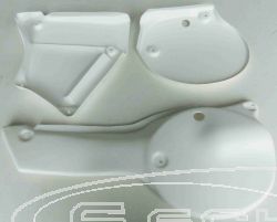 SIDE PANEL SET YAMAHA YZ 250/400 79 WHITE