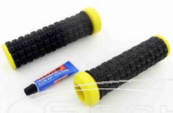 TORC1 RACING ATV/BMX GRIPS, SET OF BLACK OR YELLOW DESIGN